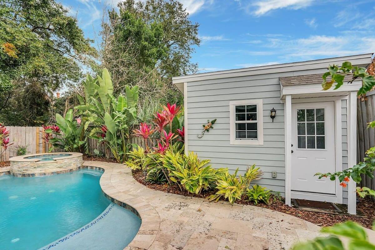 Charming Cottage W Pool, Walkable To Downtown Сент-Огастин Экстерьер фото